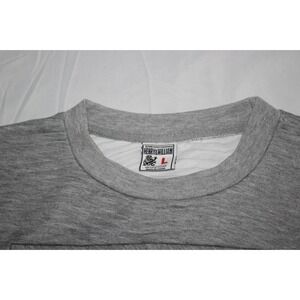 HENRY‎ & WILLIAM Men's L Gray Quilted Crewneck Sweatshirt Side Zip Streetwear